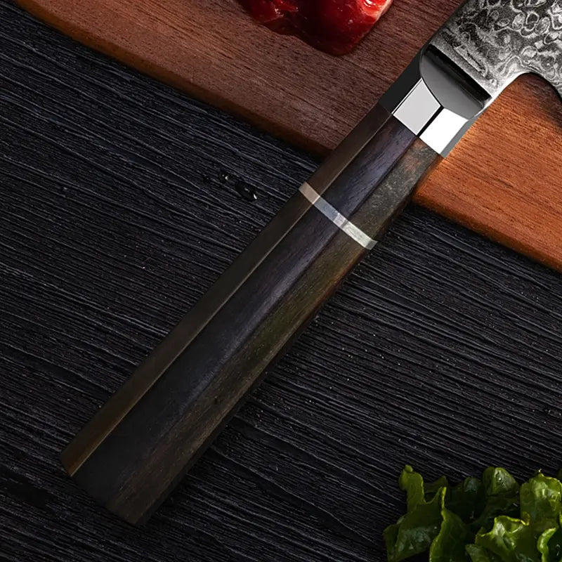 santoku kokkekniv damaskus stål